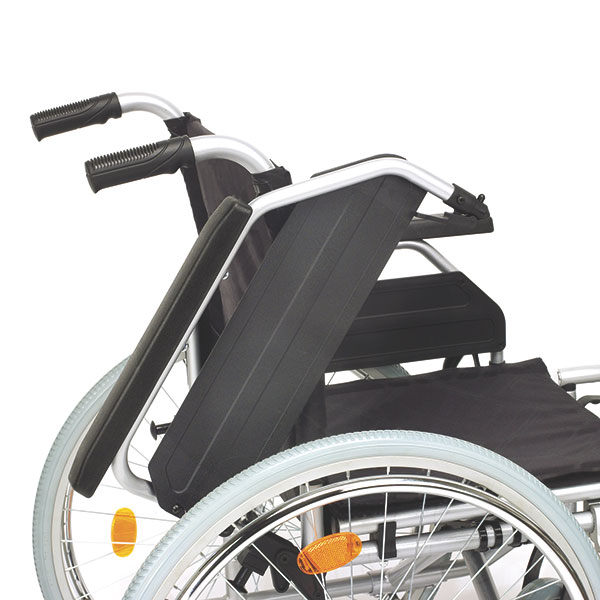 Rollstuhl aus Stahl, Sitzbreite: 43-45 cm