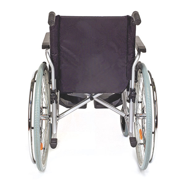 Rollstuhl aus Stahl, Sitzbreite: 48-50 cm