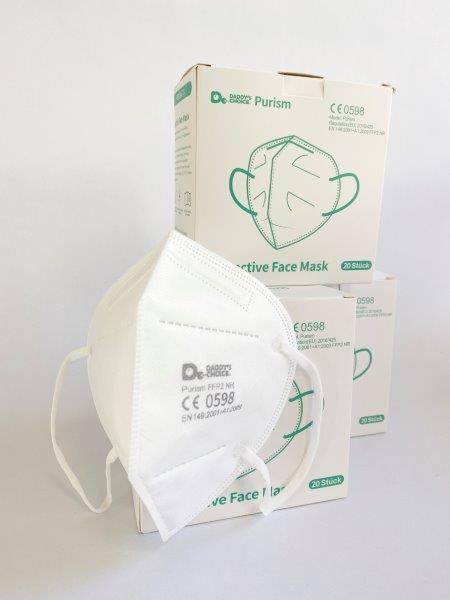 FFP2 Atemschutzmaske, einzeln verpackt
